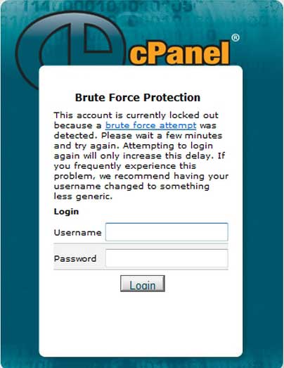 Brute Force Protection