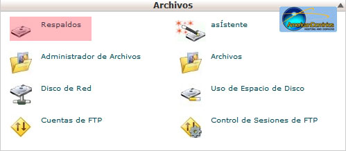 Backup en Cpanel