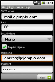 Configuración del servidor de salida de pantalla