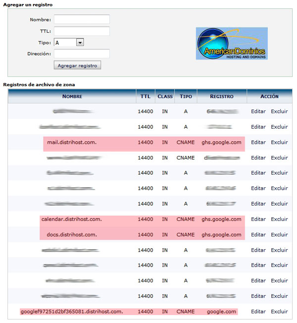 configuracion avanzada google apps