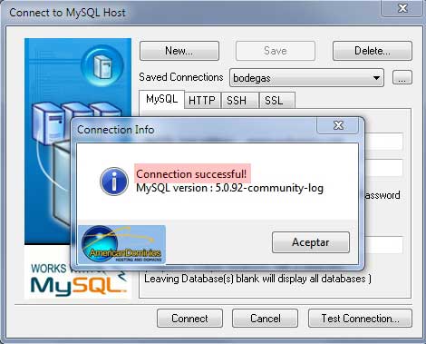 Prueba Conexion remota Mysql