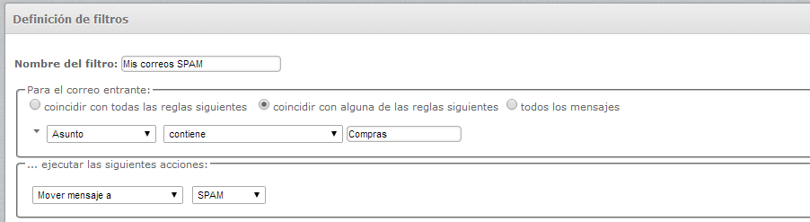 Varios Conjuntos de filtro